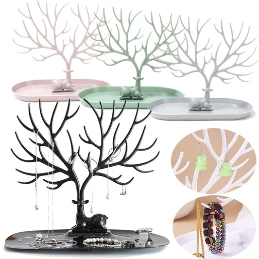 Modern Tree Jewelry Holder Tray Home Decor