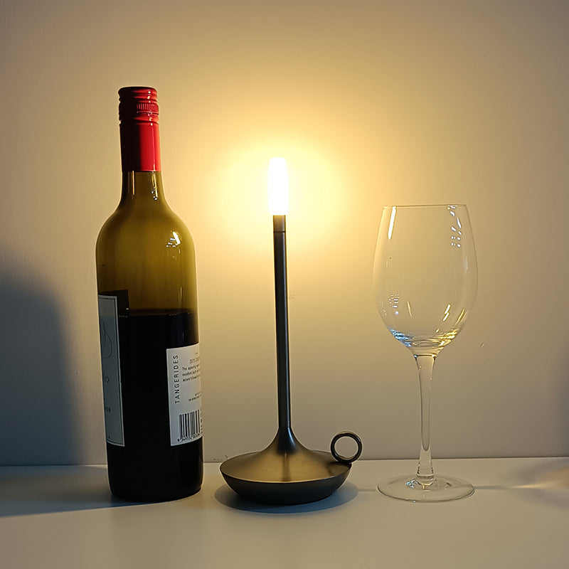 Candlelight Table Lamp Candle LED Charging Restaurant Bar Desktop Decoration