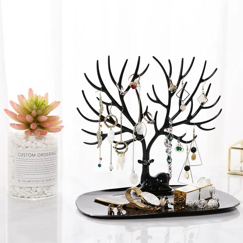 Modern Tree Jewelry Holder Tray Home Decor