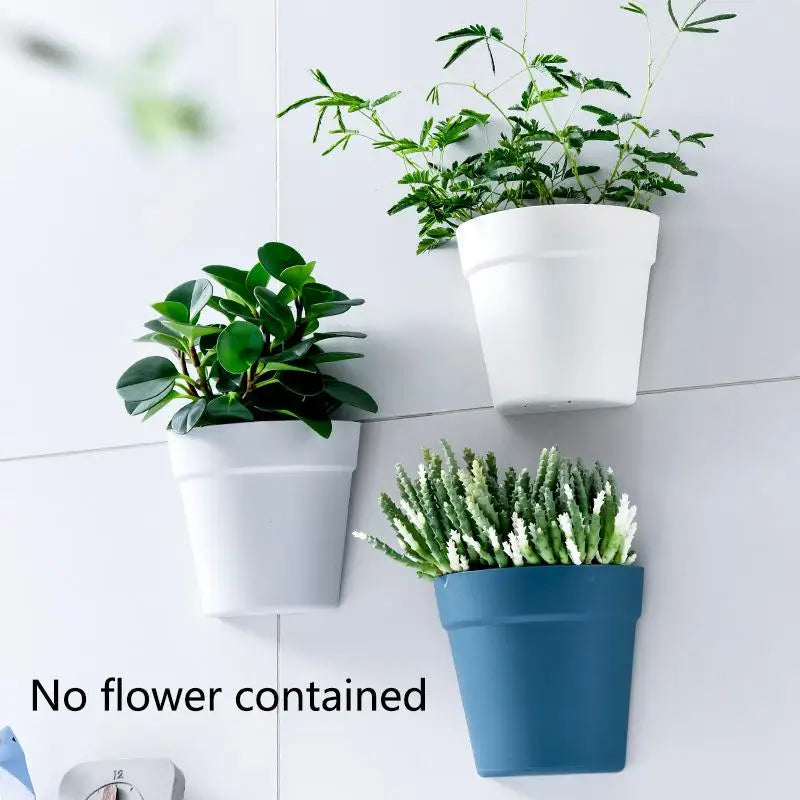 Wall Mounted Plastic Potted Plant Flowerpot