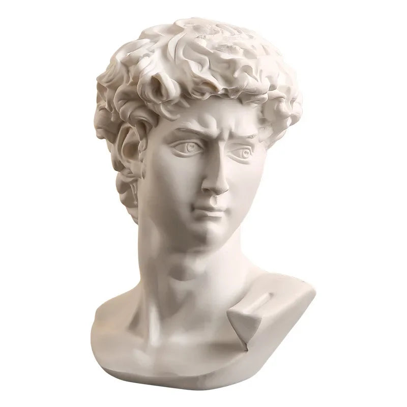 Apollo Bust Greek and Roman Mythology God of Sunlight Resin Head Bust Home Decor