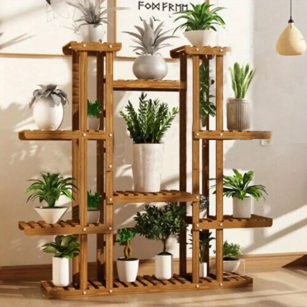 Heavy Duty Large Plant Stand Indoor Outdoor Planter Flower Holder Shelf Rack